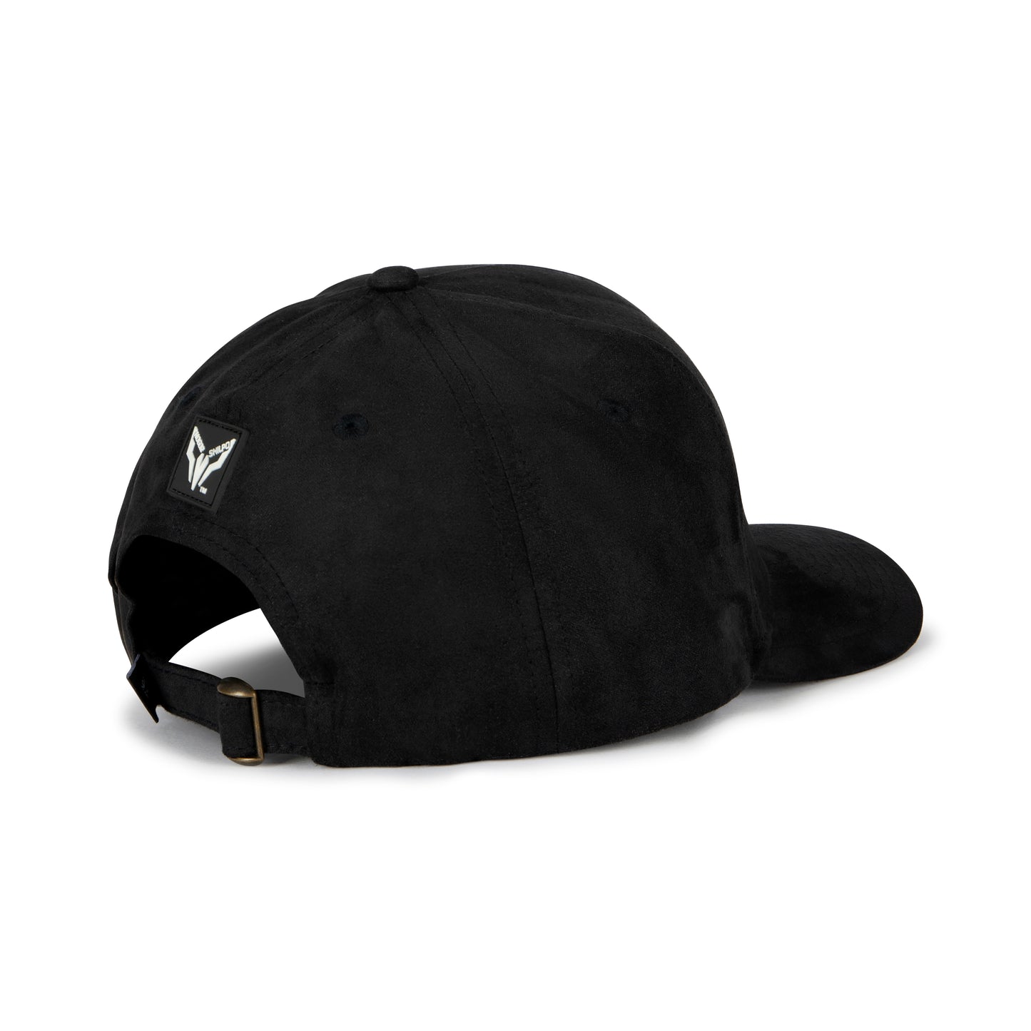 NOGORSHILPO STEALTH BLACK SUEDE HAT | GREEN LOGO
