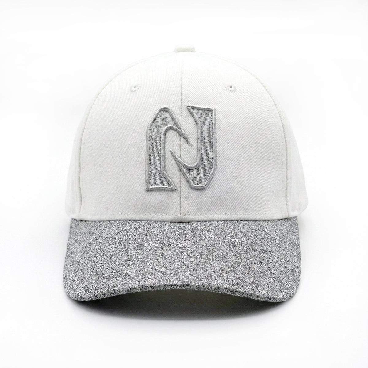 NOGOR SHILPO WHITE & GREY SNAPBACK BASEBALL CAP NOGOR SHILPO