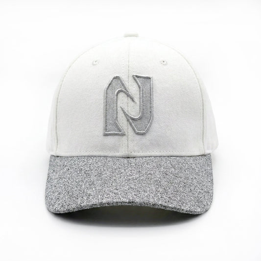 NOGOR SHILPO WHITE & GREY SNAPBACK BASEBALL CAP NOGOR SHILPO