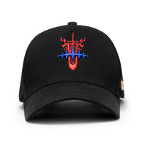 BLACK URBAN EMBROIDERED CAP