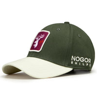 GREEN WHITE DEER CAP