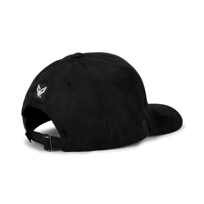 NOGORSHILPO STEALTH BLACK SUEDE HAT | GREEN LOGO