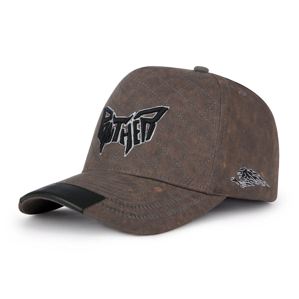 Brown cap with logo on a white background