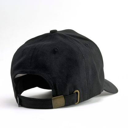 Never Stop Dreaming Black Suede Cap