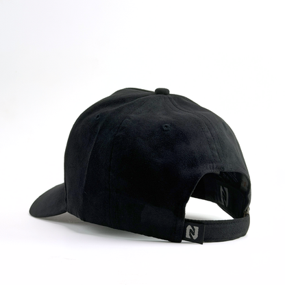 Never Stop Dreaming Black Suede Cap