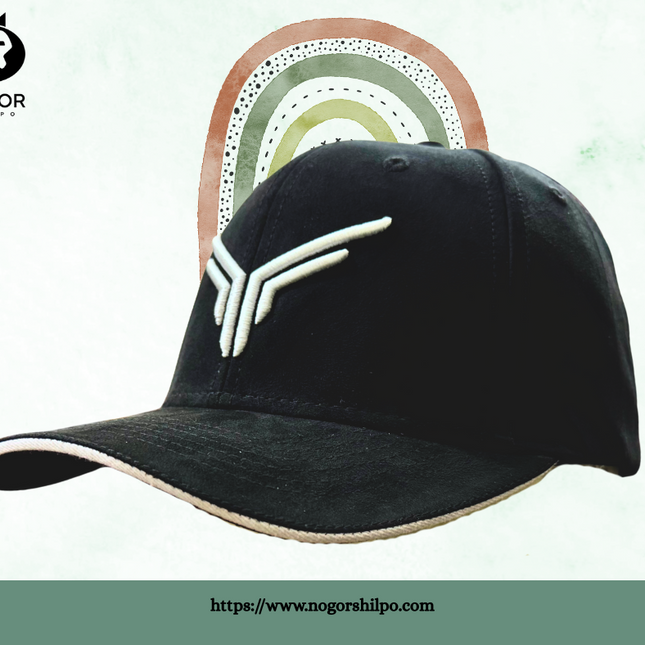 Black Embroidered Baseball Cap – Premium Unisex Streetwear Hat NogorShilpo