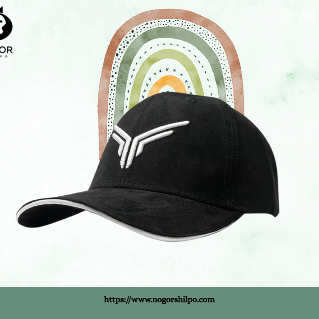 Black Embroidered Baseball Cap – Premium Unisex Streetwear Hat NogorShilpo