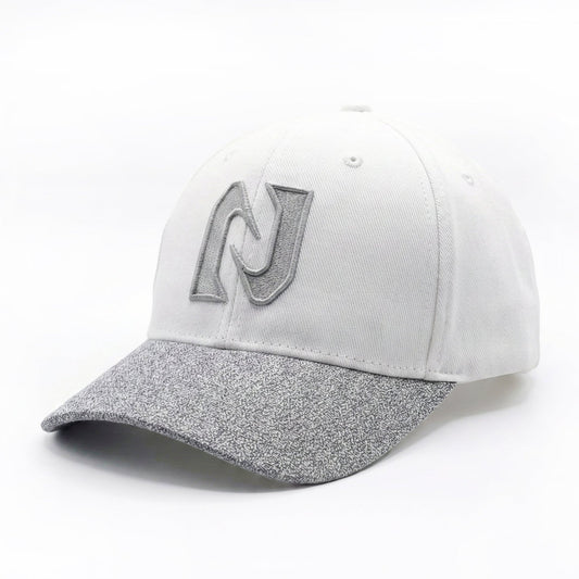 NOGOR SHILPO WHITE & GREY SNAPBACK BASEBALL CAP NOGOR SHILPO