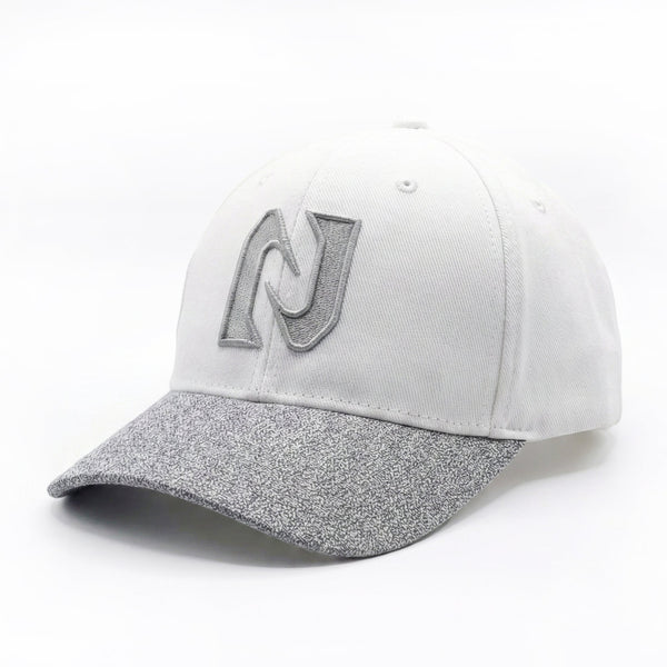 NOGOR SHILPO WHITE & GREY SNAPBACK BASEBALL CAP
