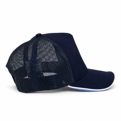 Black cap with Texas shape logo on a white background