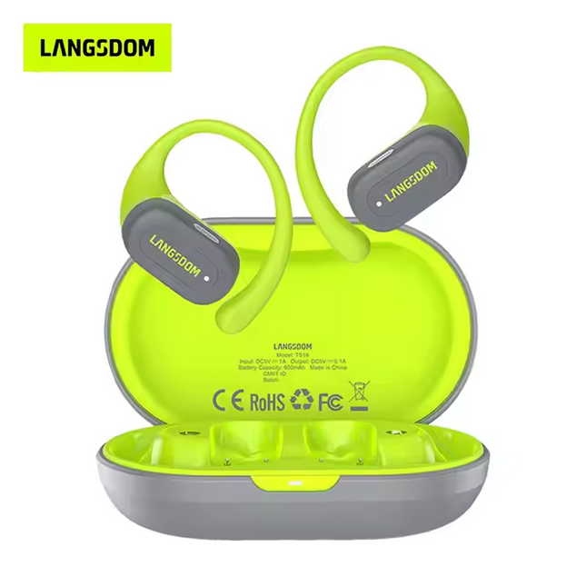 Mini TWS Bone Conduction Sport Headphones – True Wireless Bluetooth 5.3 Earphones with Earhook, Air Pro Style, Waterproof & Noise Reduction NogorShilpo