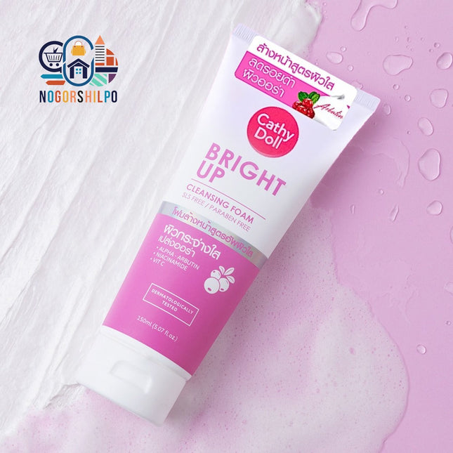 Bright Up Cleansing Foam 150ml - Cathy Doll Face Wash | Made in Thailand | Brightening & Spot Removing NogorShilpo