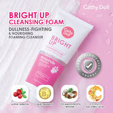 Bright Up Cleansing Foam 150ml - Cathy Doll Face Wash | Made in Thailand | Brightening & Spot Removing NogorShilpo