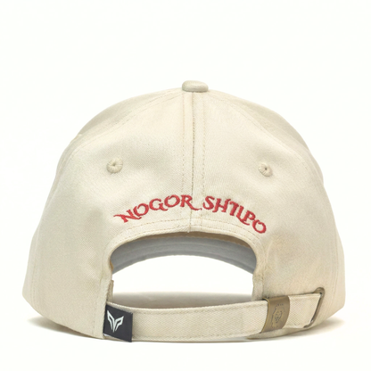 BEIGE & SKY BLUE STREETWEAR CAP - NOGOR SHILPO